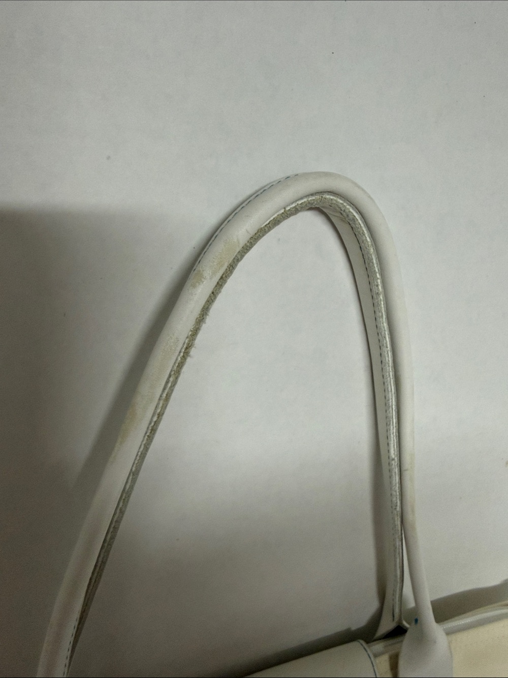Longchamp RARE Blue Horse cream tote - Picture 6 of 14
